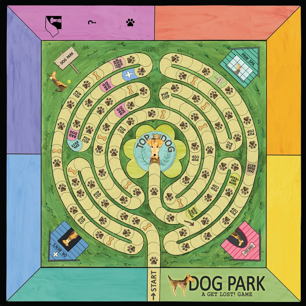 The Dog Park game board
