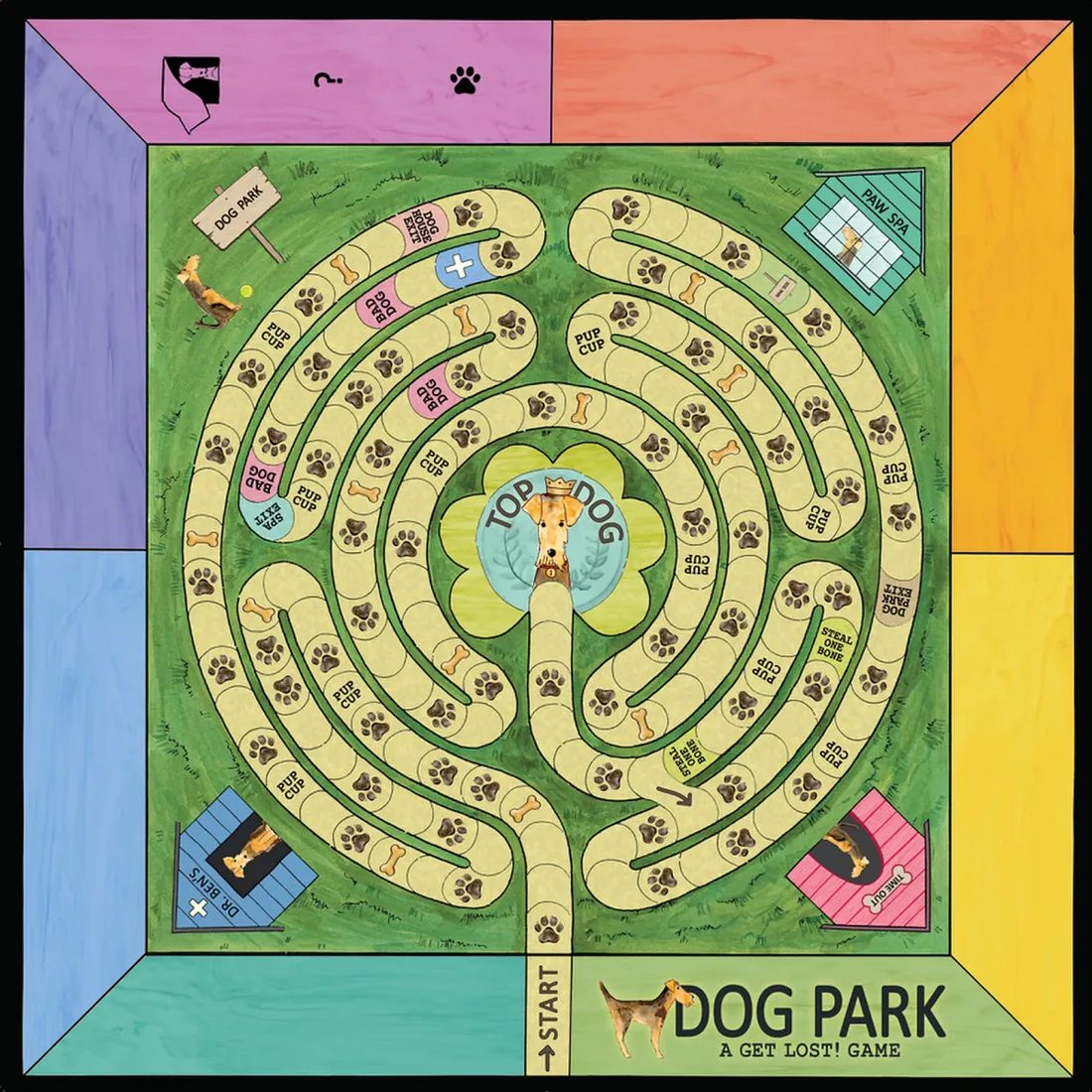 The Dog Park game board