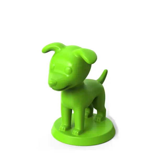 The green Catahoula playing piece