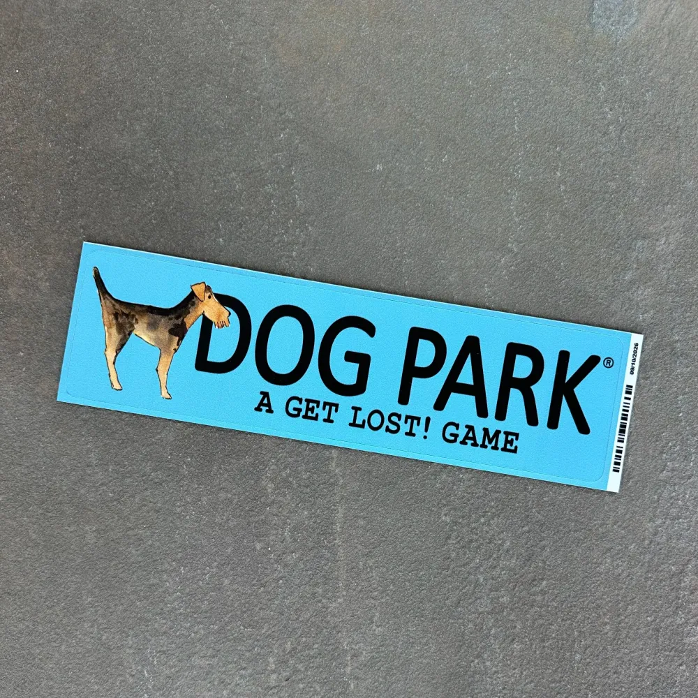 Aqua Dog Park car magnet